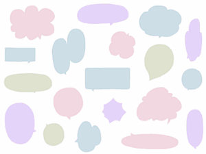 吹き出しのイラスト