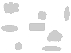 吹き出しのイラスト