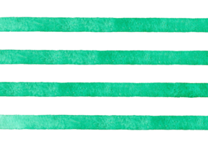 緑色のストライプの水彩素材