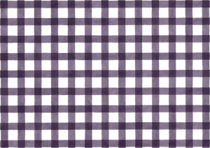 紫色のギンガムチェックのイラスト