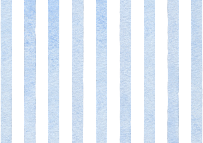 ストライプの水彩イラスト