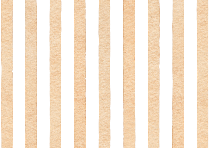 ストライプの水彩イラスト