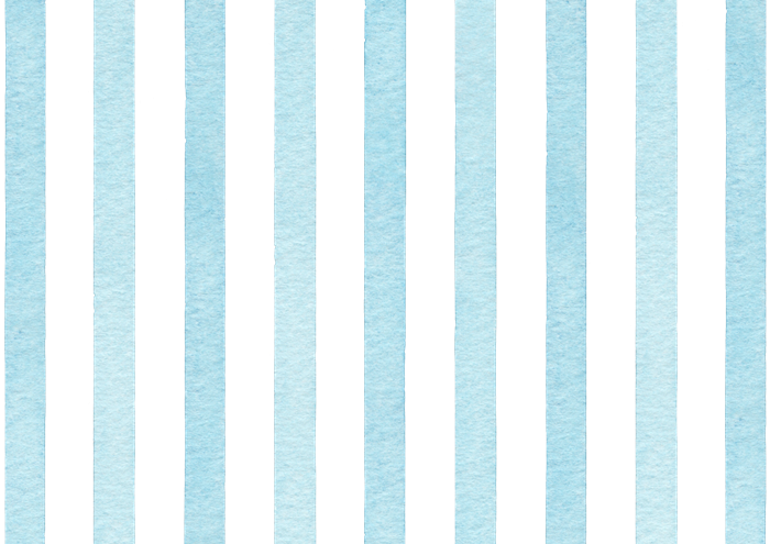 ストライプの水彩イラスト