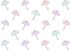 傘の背景イラスト素材