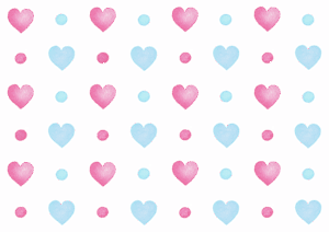 ハートの背景イラスト