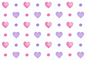 ハートの背景イラスト