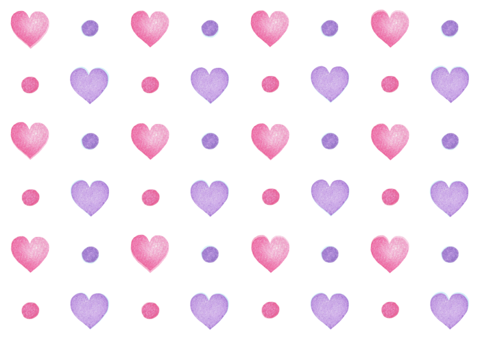 ハートの背景イラスト