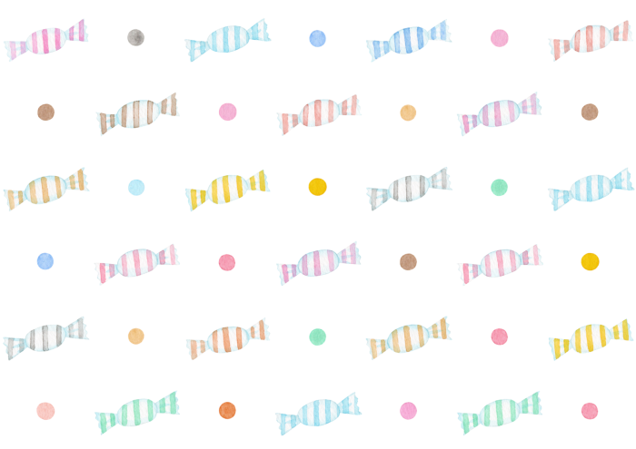 キャンディの水彩イラスト