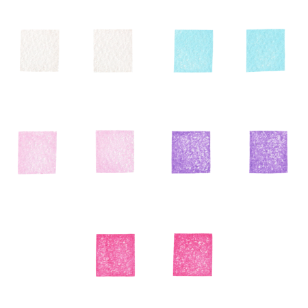 四角の消しゴムはんこの素材