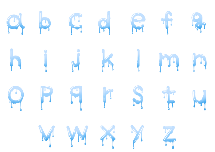 アルファベットのイラスト