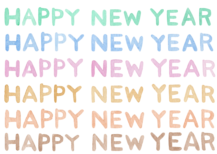 英語の水彩イラスト