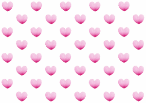 ハートの背景イラスト
