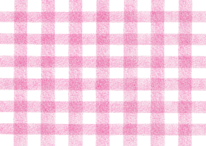 ピンクのギンガムチェックの背景イラスト