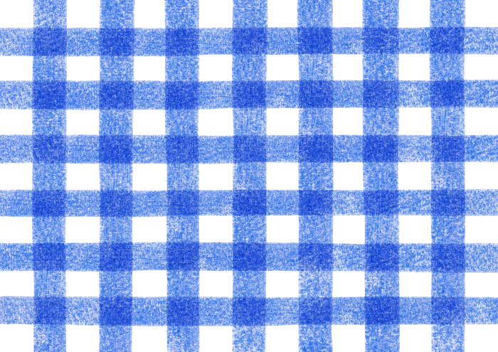 ギンガムチェックの色鉛筆