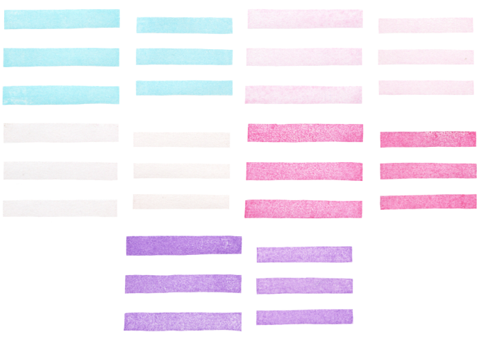 ボーダーの消しゴムはんこの素材