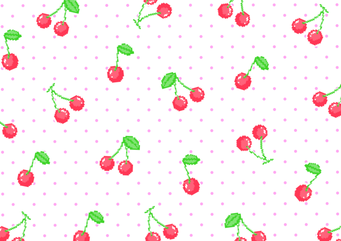 さくらんぼのドット絵