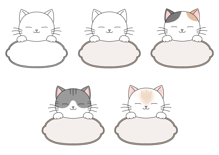 猫のイラスト