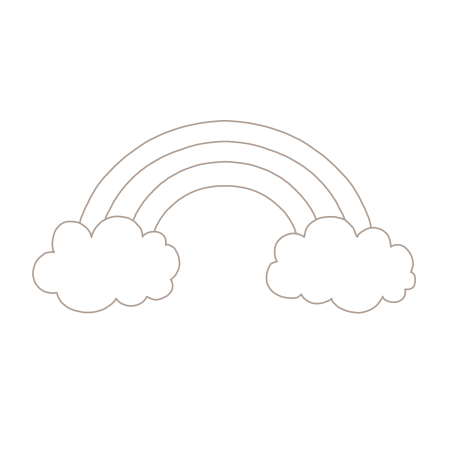 虹のイラスト