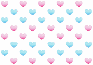 ハートの背景イラスト
