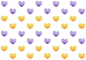 ハートの背景イラスト