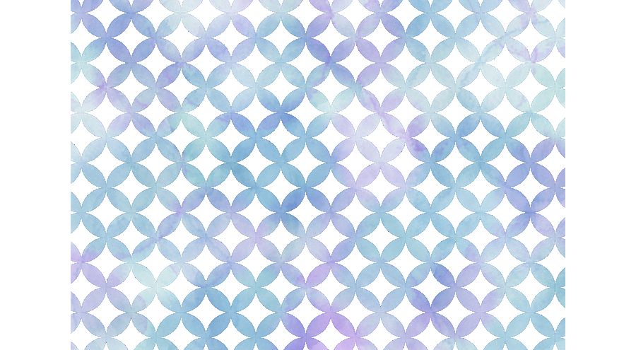 04. 七宝のイラスト素材〈水色〉