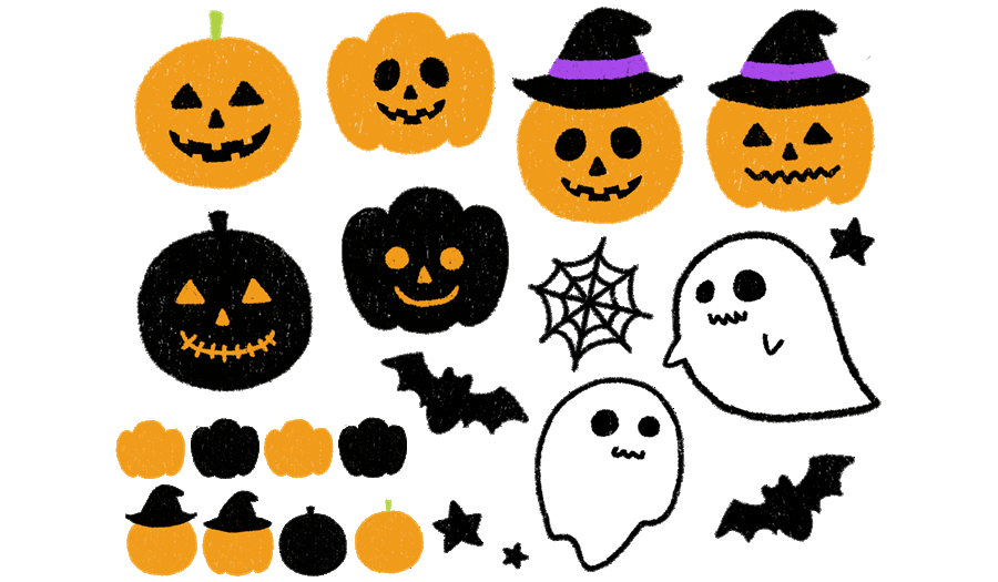 01. ハロウィンの素材