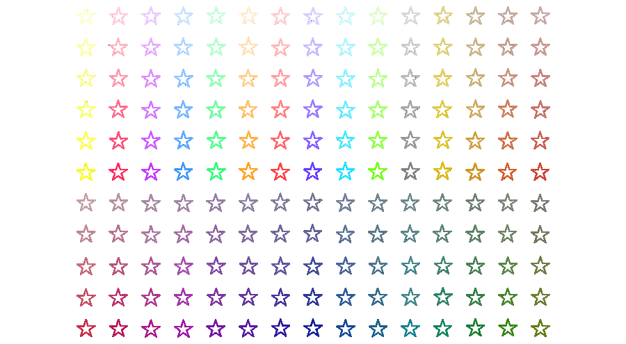 11. 星のイラスト素材〈小〉