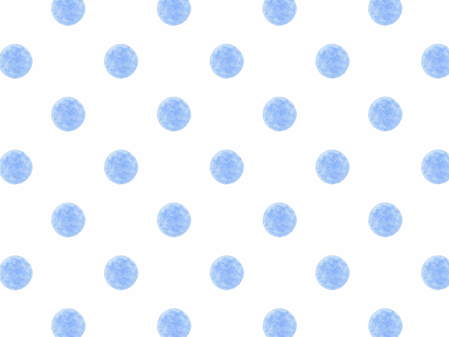 【水彩素材】水玉〈青05〉