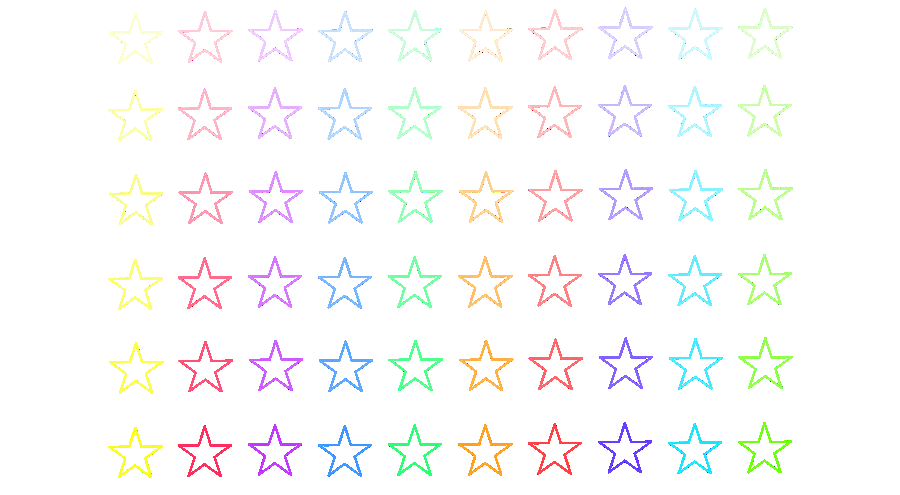 08. 星のイラスト素材〈中〉