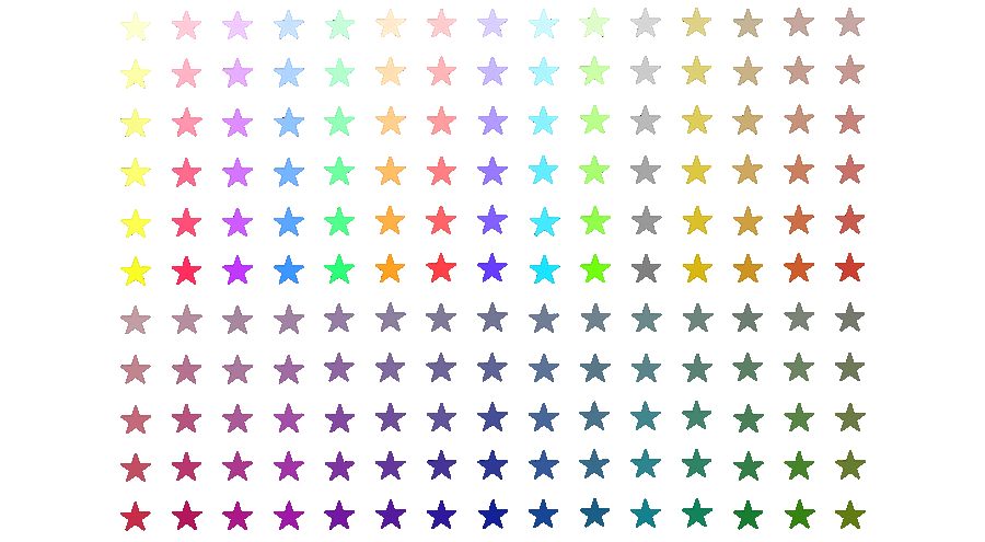 10. 星のイラスト素材〈小〉